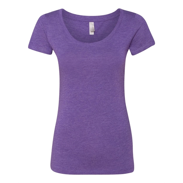 Next Level Women's Triblend Scoop Neck T-Shirt - Next Level Women's Triblend Scoop Neck T-Shirt - Image 5 of 27
