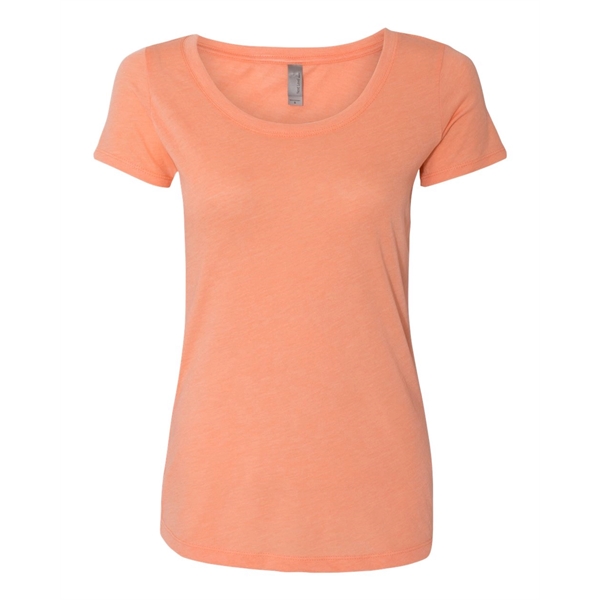 Next Level Women's Triblend Scoop Neck T-Shirt - Next Level Women's Triblend Scoop Neck T-Shirt - Image 8 of 27