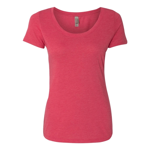 Next Level Women's Triblend Scoop Neck T-Shirt - Next Level Women's Triblend Scoop Neck T-Shirt - Image 24 of 27
