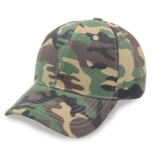 Camo Baseball Cap 6 Panels - Camo Baseball Cap 6 Panels - Image 0 of 0