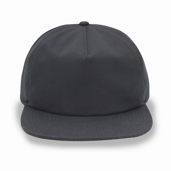 5 Panel Unstructed Corduroy Snapback Hat - 5 Panel Unstructed Corduroy Snapback Hat - Image 7 of 10