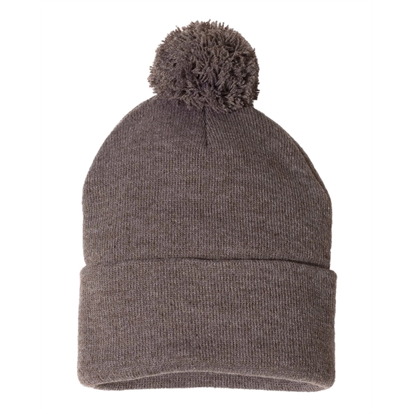 Sportsman 12" Pom-Pom Cuffed Beanie - Sportsman 12" Pom-Pom Cuffed Beanie - Image 61 of 103