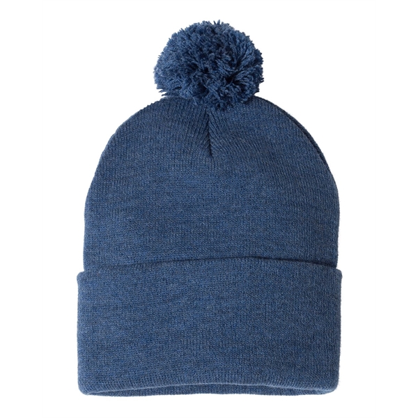 Sportsman 12" Pom-Pom Cuffed Beanie - Sportsman 12" Pom-Pom Cuffed Beanie - Image 67 of 103