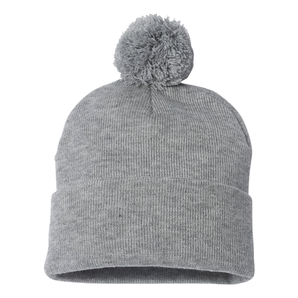 Sportsman 12" Pom-Pom Cuffed Beanie - Sportsman 12" Pom-Pom Cuffed Beanie - Image 69 of 103