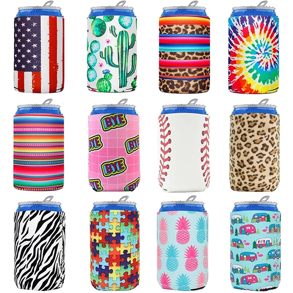 Can Cooler Sleeves, Customizable Bulk Drink Insulator Sleeve - Can Cooler Sleeves, Customizable Bulk Drink Insulator Sleeve - Image 1 of 3