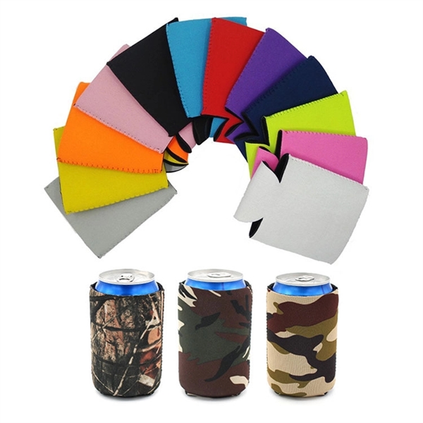 Can Cooler Sleeves, Customizable Bulk Drink Insulator Sleeve - Can Cooler Sleeves, Customizable Bulk Drink Insulator Sleeve - Image 2 of 3