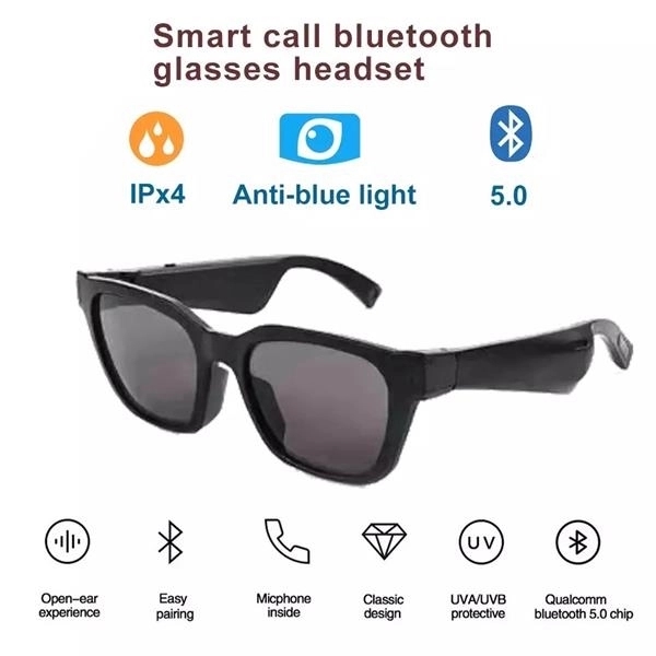 Wireless Bluetooth Sunglasses - Wireless Bluetooth Sunglasses - Image 0 of 2