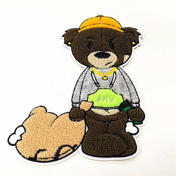 Custom Chenille Towel Embroidered Patches - Custom Chenille Towel Embroidered Patches - Image 0 of 5