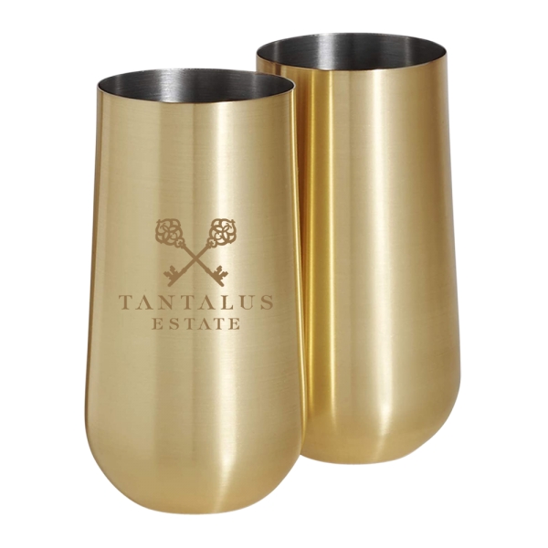 Stainless Steel Stemless Champagne Flute - Stainless Steel Stemless Champagne Flute - Image 0 of 3