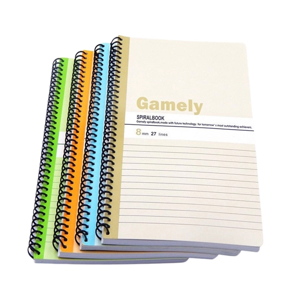 White Paper Card Spiral Business Notebook - White Paper Card Spiral Business Notebook - Image 10 of 10