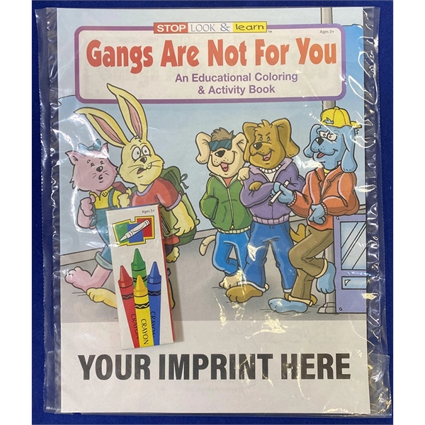 Gangs Are Not For You Coloring and Activity Book Fun Pack - Gangs Are Not For You Coloring and Activity Book Fun Pack - Image 0 of 3