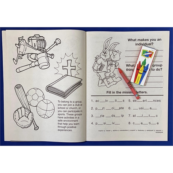 Gangs Are Not For You Coloring and Activity Book Fun Pack - Gangs Are Not For You Coloring and Activity Book Fun Pack - Image 3 of 3