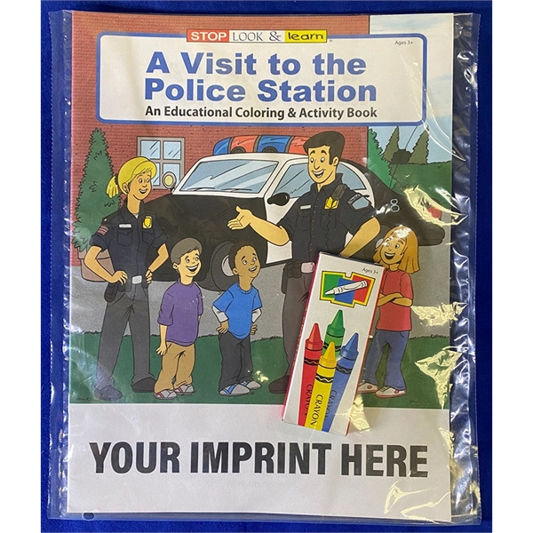 A Visit to the Police Station Coloring Book Fun Pack - A Visit to the Police Station Coloring Book Fun Pack - Image 0 of 3