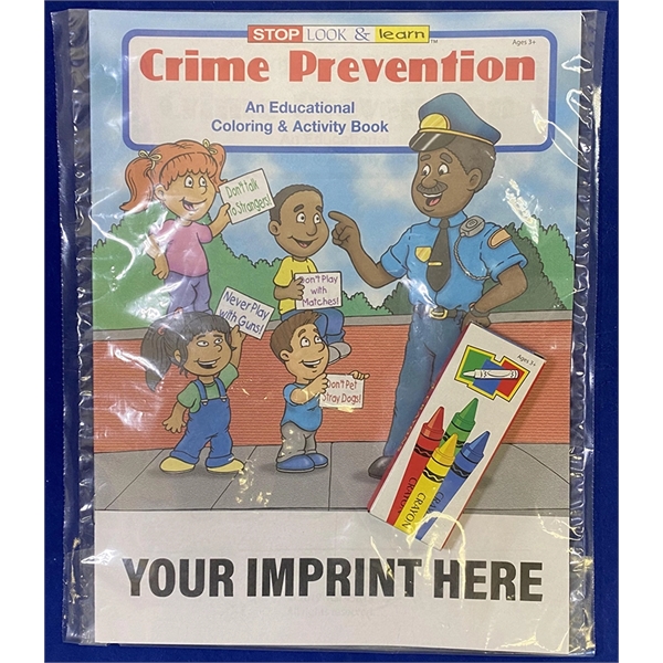 Crime Prevention Coloring and Activity Book Fun Pack - Crime Prevention Coloring and Activity Book Fun Pack - Image 0 of 3