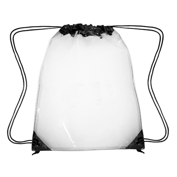 Promotional PVC Drawstring Backpack - Promotional PVC Drawstring Backpack - Image 2 of 2