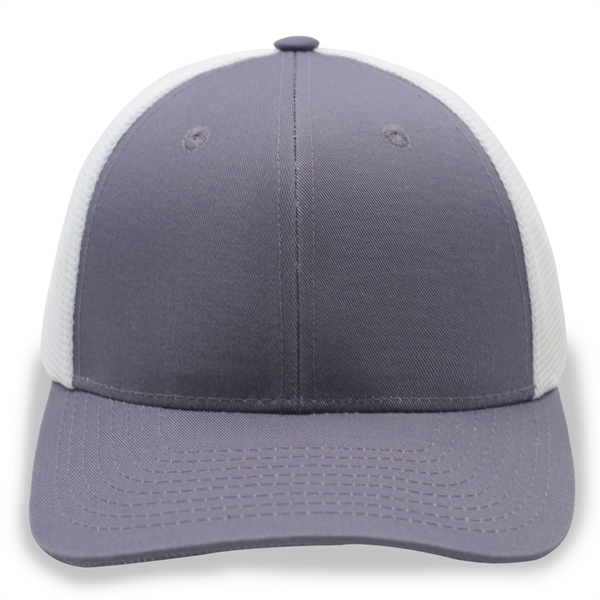 6 Panel Stretch Fit Trucker Cap - 6 Panel Stretch Fit Trucker Cap - Image 15 of 15