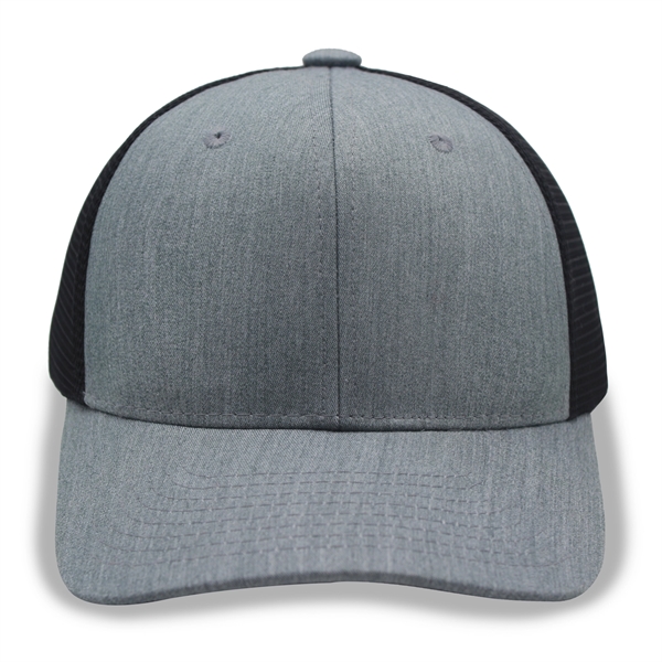 6 Panel Stretch Fit Trucker Cap - 6 Panel Stretch Fit Trucker Cap - Image 2 of 15