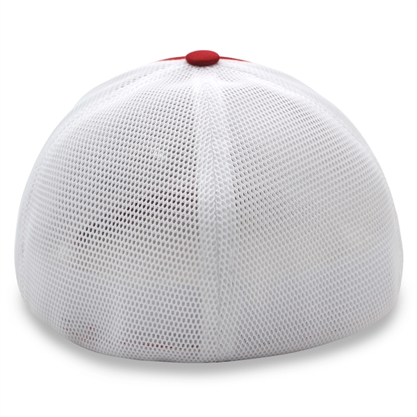 6 Panel Stretch Fit Trucker Cap - 6 Panel Stretch Fit Trucker Cap - Image 7 of 15