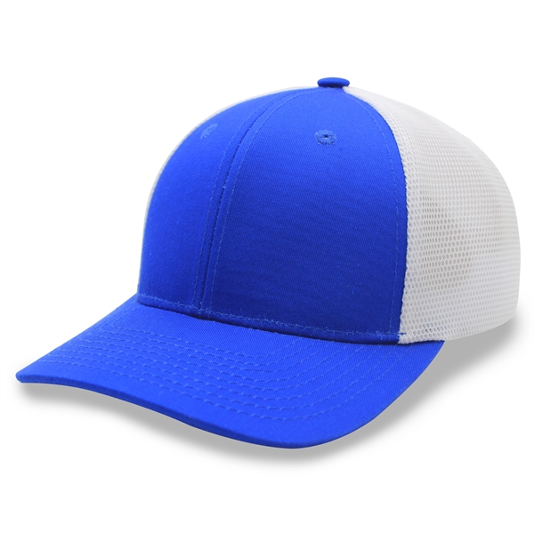 6 Panel Stretch Fit Trucker Cap - 6 Panel Stretch Fit Trucker Cap - Image 12 of 15