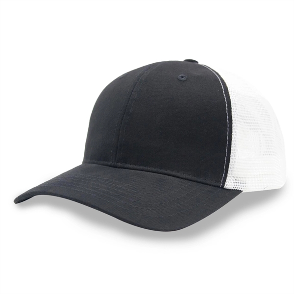Trucker cap, 6 Panels, Mesh Back, snap buckle - Trucker cap, 6 Panels, Mesh Back, snap buckle - Image 3 of 22