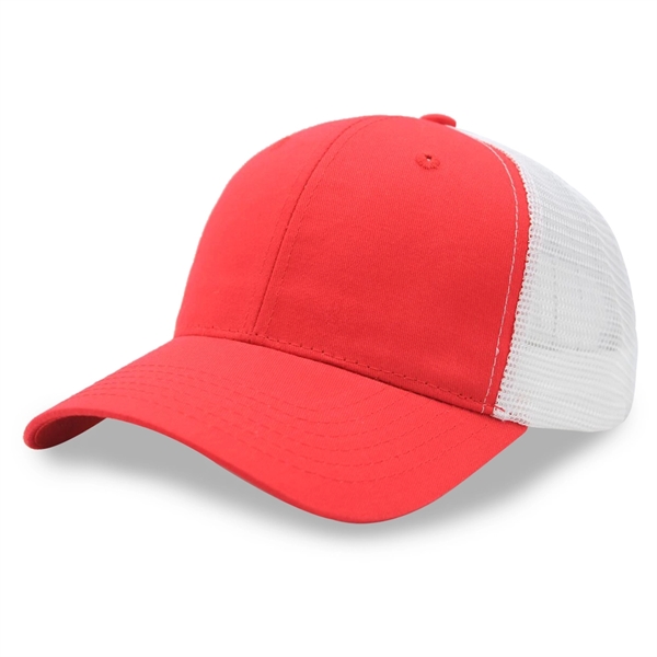 Trucker cap, 6 Panels, Mesh Back, snap buckle - Trucker cap, 6 Panels, Mesh Back, snap buckle - Image 4 of 22