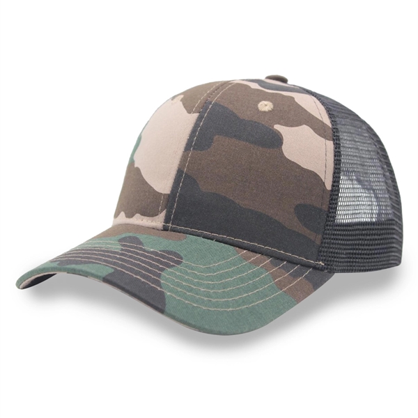 Trucker cap, 6 Panels, Mesh Back, snap buckle - Trucker cap, 6 Panels, Mesh Back, snap buckle - Image 6 of 22