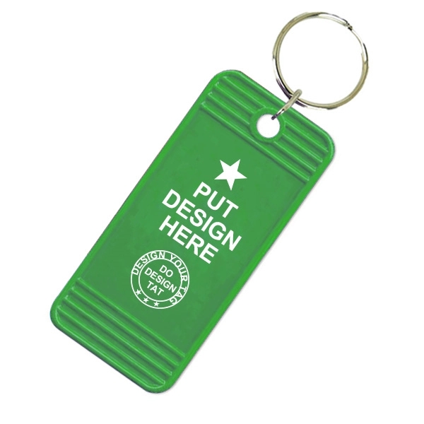 Plastic Rectangular Hotel Keychain Motel Key Tag - Plastic Rectangular Hotel Keychain Motel Key Tag - Image 3 of 3