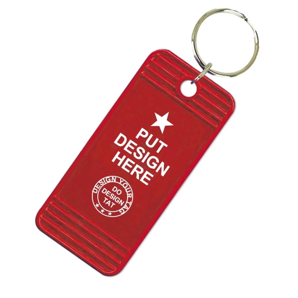 Plastic Rectangular Hotel Keychain Motel Key Tag - Plastic Rectangular Hotel Keychain Motel Key Tag - Image 1 of 3