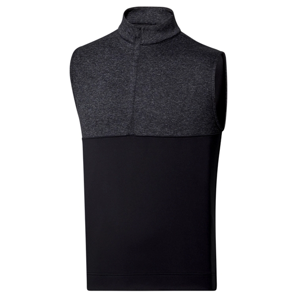 FootJoy Heather Yoke Half-Zip Vest - FootJoy Heather Yoke Half-Zip Vest - Image 1 of 3