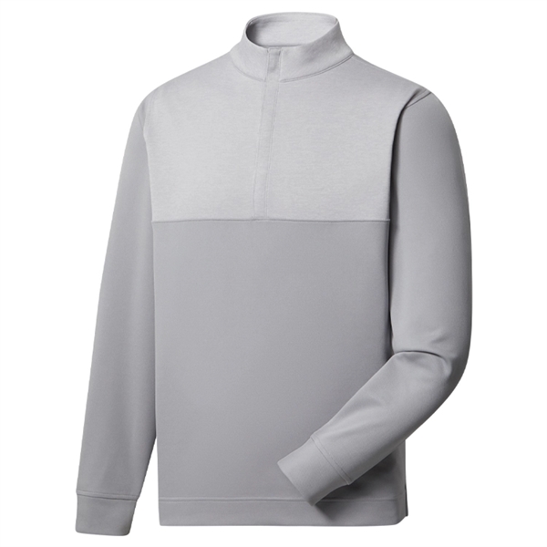 FootJoy Heather Yoke Half-Zip Midlayer - FootJoy Heather Yoke Half-Zip Midlayer - Image 0 of 6