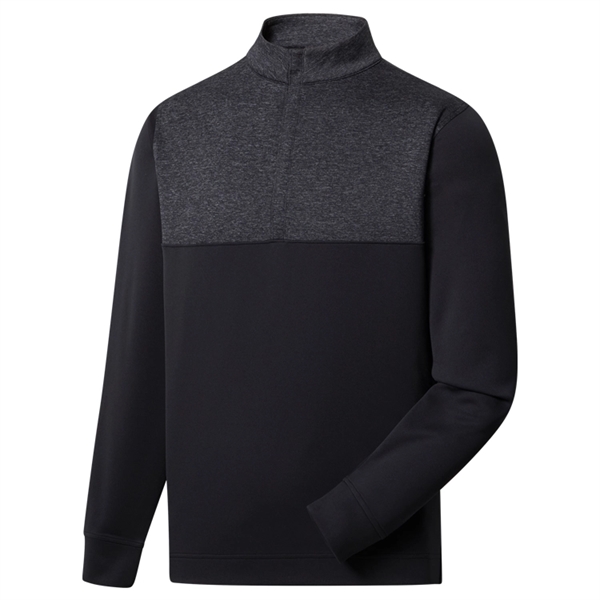 FootJoy Heather Yoke Half-Zip Midlayer - FootJoy Heather Yoke Half-Zip Midlayer - Image 2 of 6