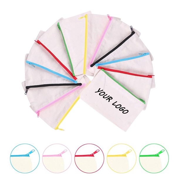 Zippered Canvas Pencil Case - Zippered Canvas Pencil Case - Image 0 of 1
