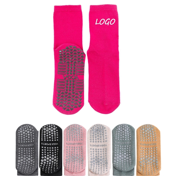 Non-Slip Mid-Tube Yoga Socks - Non-Slip Mid-Tube Yoga Socks - Image 0 of 1