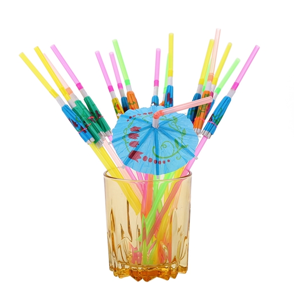 Umbrella Drinking Straws - Umbrella Drinking Straws - Image 0 of 2