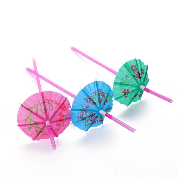 Umbrella Drinking Straws - Umbrella Drinking Straws - Image 1 of 2