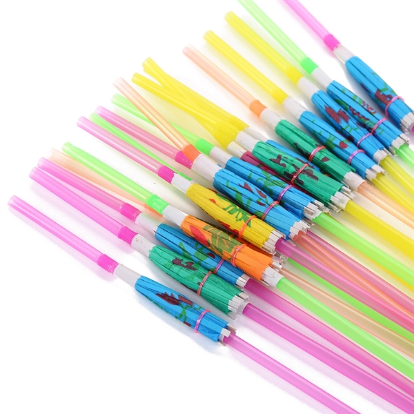 Umbrella Drinking Straws - Umbrella Drinking Straws - Image 2 of 2
