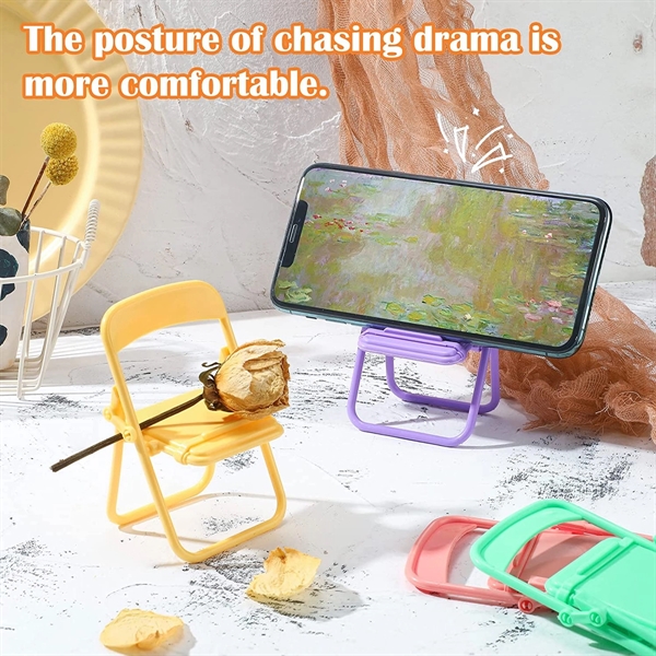 Mini Chair Shape Cell Phone Stand - Mini Chair Shape Cell Phone Stand - Image 1 of 3