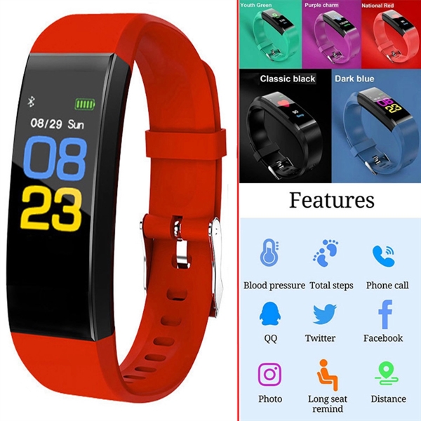 Waterproof Sport Smart Watch Bracelet - Waterproof Sport Smart Watch Bracelet - Image 0 of 4