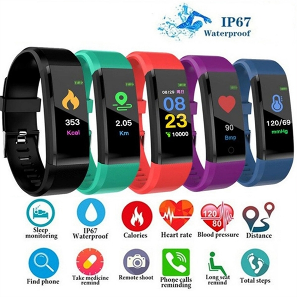 Waterproof Sport Smart Watch Bracelet - Waterproof Sport Smart Watch Bracelet - Image 2 of 4