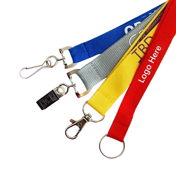 1/2" Polyester Lanyard With Custom Clip - 1/2" Polyester Lanyard With Custom Clip - Image 0 of 0