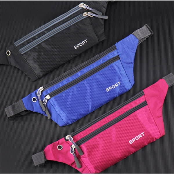 3-Zipper Fanny Pack - 3-Zipper Fanny Pack - Image 0 of 3