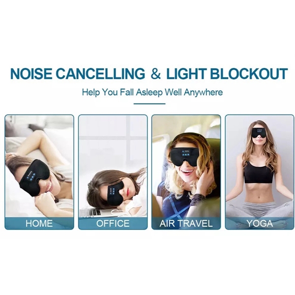 Bluetooth Wireless 3D Eye Mask - Bluetooth Wireless 3D Eye Mask - Image 2 of 6