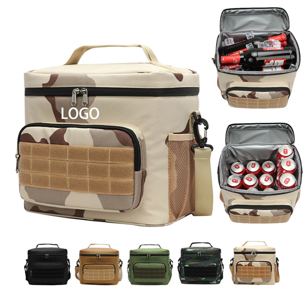 Camo Insulated Lunch Cooler Bag - Camo Insulated Lunch Cooler Bag - Image 0 of 14