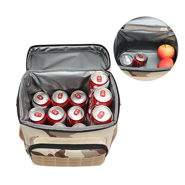 Camo Insulated Lunch Cooler Bag - Camo Insulated Lunch Cooler Bag - Image 2 of 14