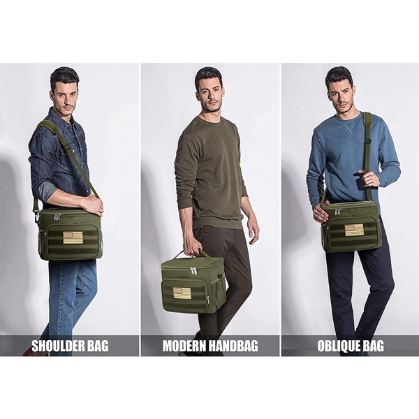 Camo Insulated Lunch Cooler Bag - Camo Insulated Lunch Cooler Bag - Image 3 of 14