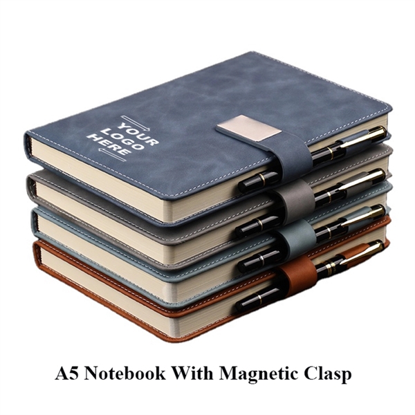 A5 Notebook With Magnetic Clasp - A5 Notebook With Magnetic Clasp - Image 0 of 4