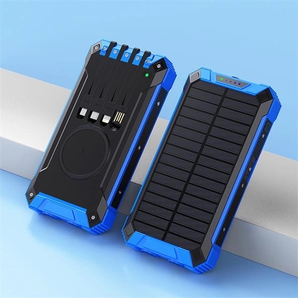 20000mah Solar Power Bank - 20000mah Solar Power Bank - Image 1 of 4