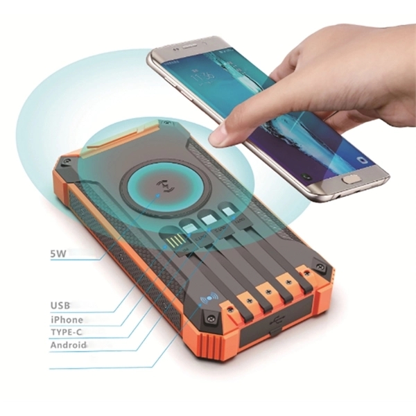 20000mah Solar Power Bank - 20000mah Solar Power Bank - Image 3 of 4