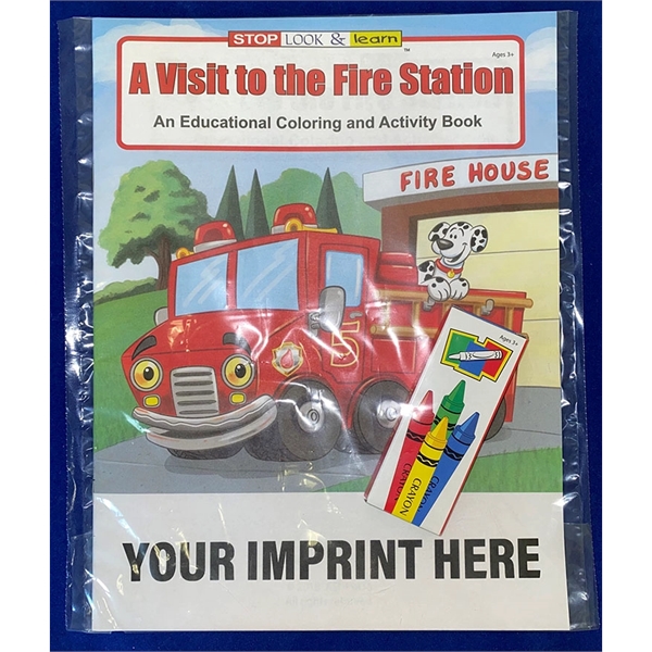 A Visit to the Fire Station Coloring Activity Book Fun Pack - A Visit to the Fire Station Coloring Activity Book Fun Pack - Image 0 of 3
