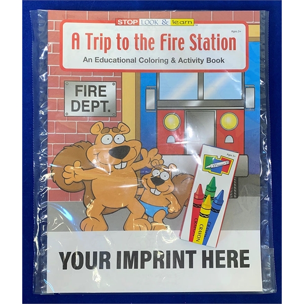 A Trip to the Fire Station Coloring Book Fun Pack - A Trip to the Fire Station Coloring Book Fun Pack - Image 0 of 3